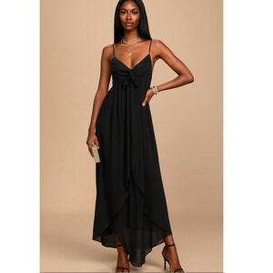 Vintage Victoria’s Secret Gold Label Sheer Black Slip Dress 90s Y2K Boudoir Glam